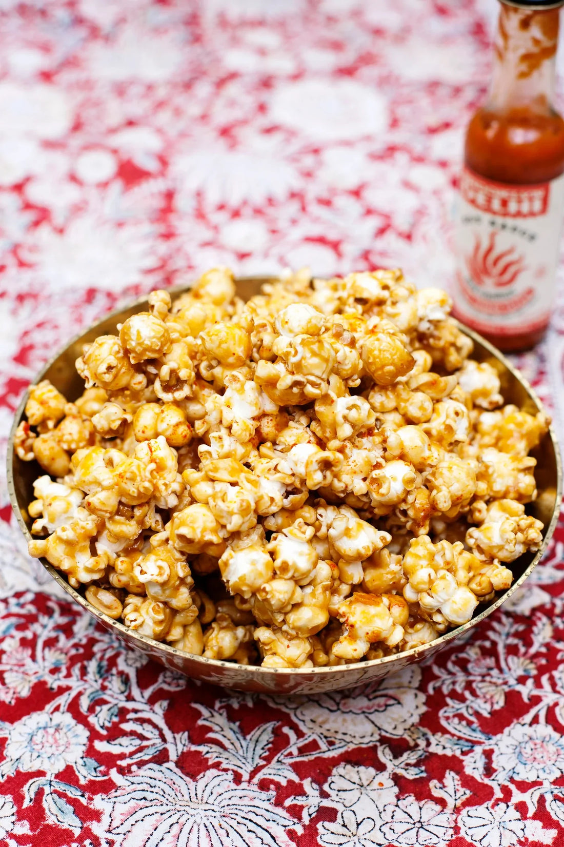 Hot Sauce Caramel Popcorn